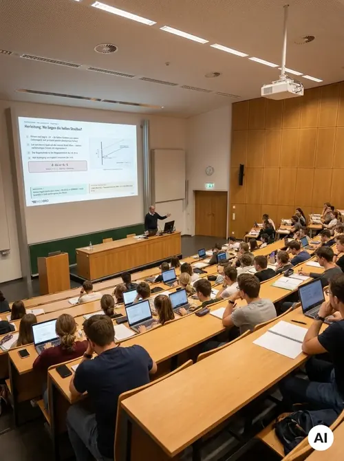 Vorlesung im Hörsaal